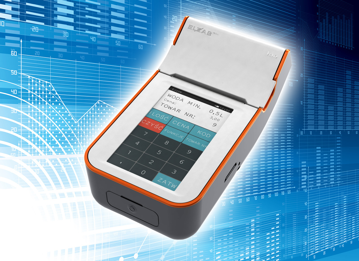 Kasa Elzab z ekranem dotykowym